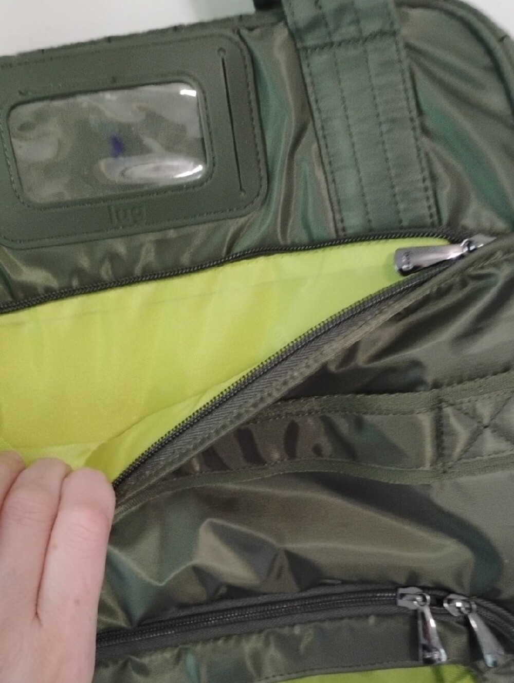 lug Olive Green Puddle Jumper Bag - Picture 9 of 11